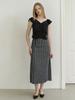 Kinder Baby Lace Denim Long Skirt - Black