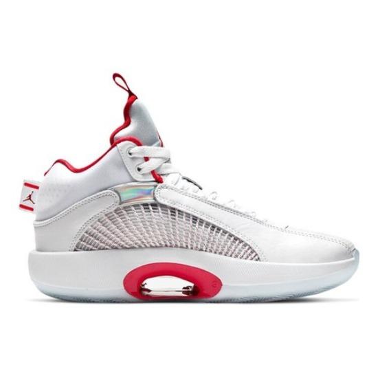 Jordan 35 Низкие Белые Огненно-красные - CQ9433-100