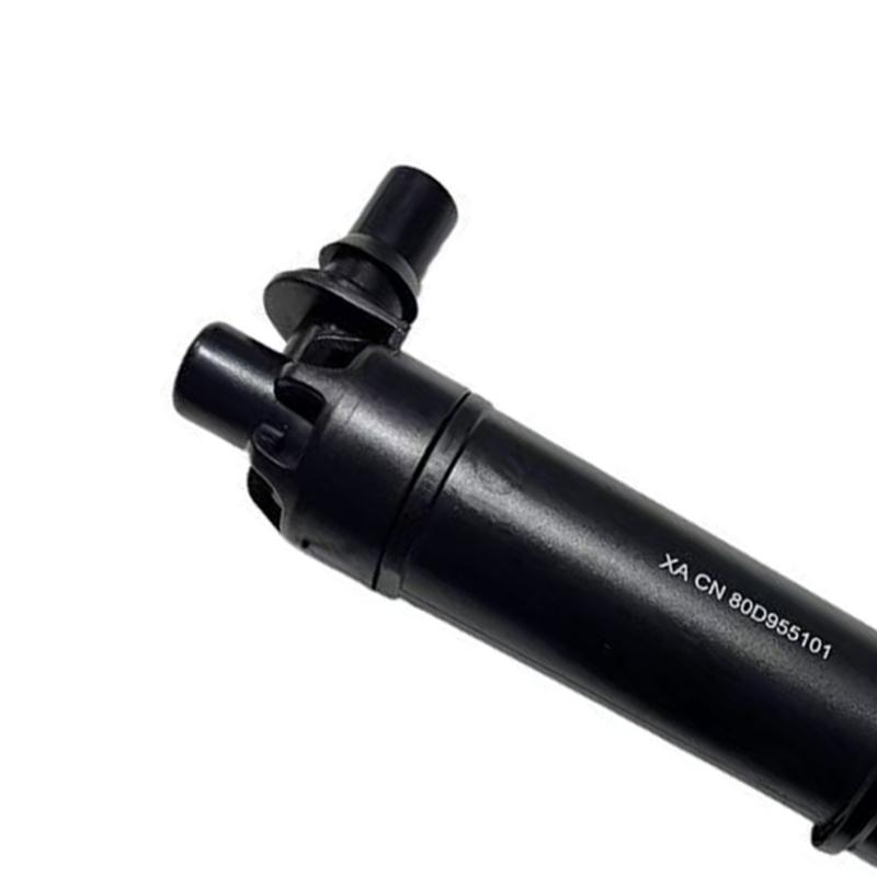 Left Right Headlight Washer Sprayer Nozzle Pump for Select Models OEM 80D955101 80D955102 ABS Construction