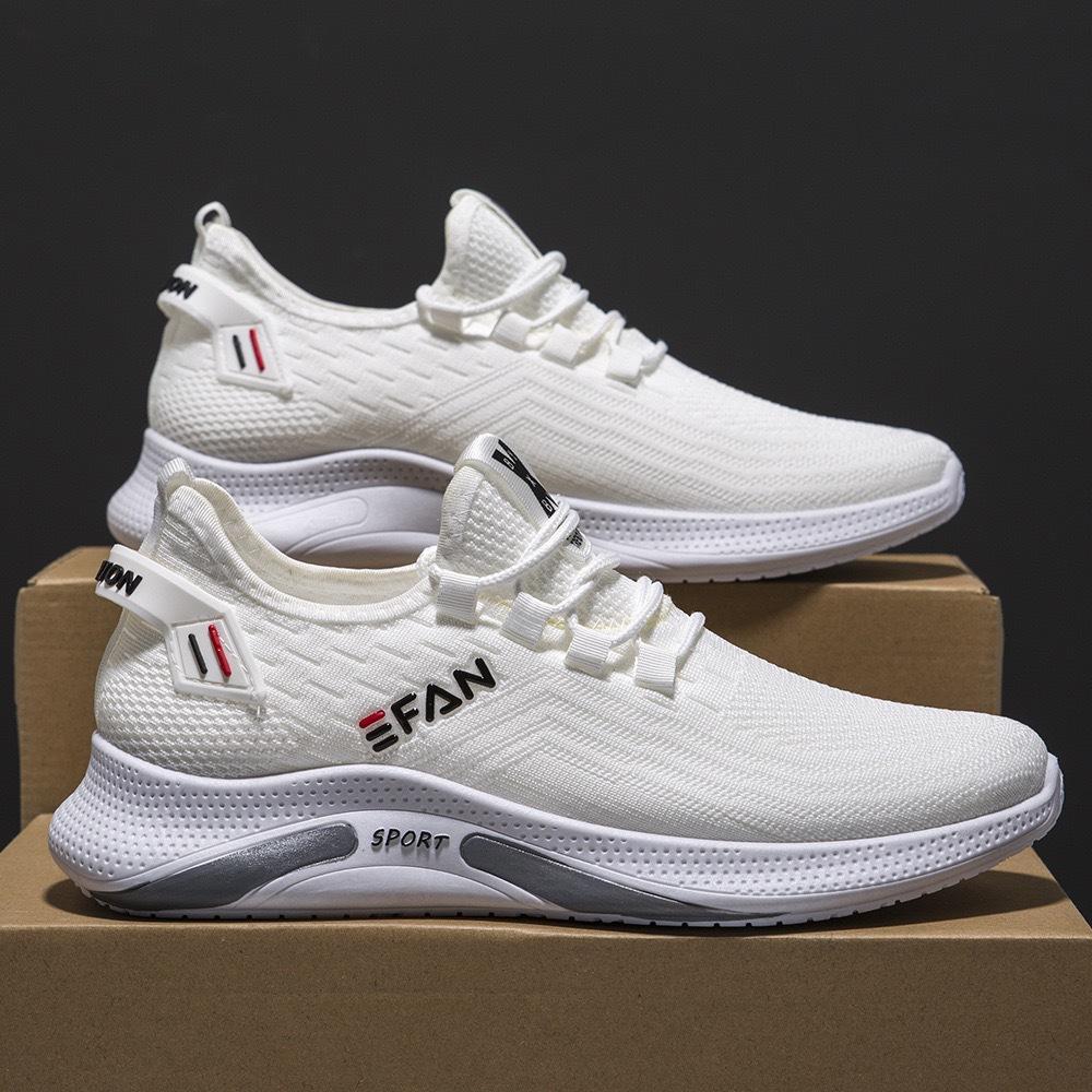 Новые мужские кроссовки легкие и дышащие, корейская версия универсальной спортивной и повседневной обуви, производитель модной мужской обуви для бега среди молодежи
