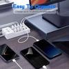 10-портовая USB-зарядная станция мощностью 50 Вт: Интеллектуальная защита от короткого замыкания и распределения питания для нескольких устройств