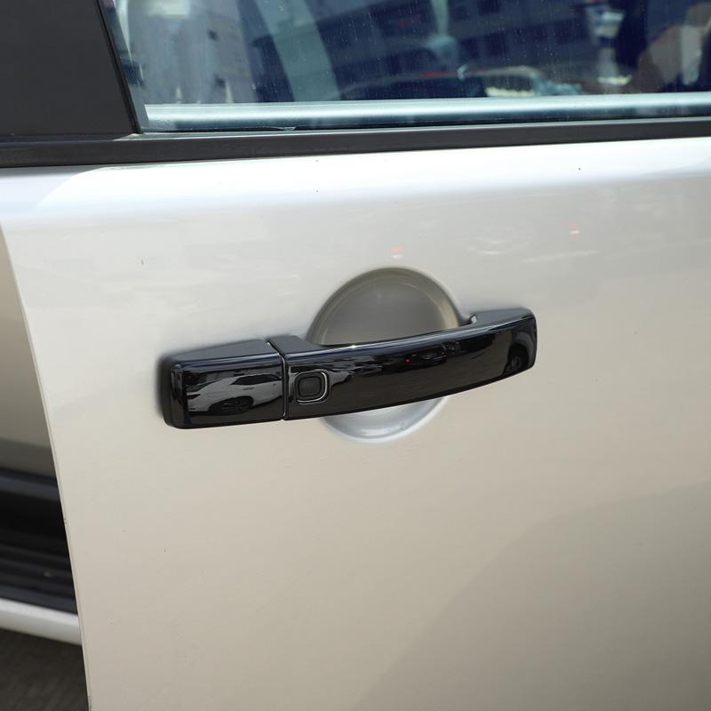 8 шт. Для Land Rover Discovery 4 LR4 2010-2016 ABS Черный Декоративная накладка на ручки дверей автомобиля Аксессуары для автомобиля