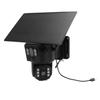 Solar Security Camera 8MP 4K Dual Lens Wireless Full Color Night Vision 2 Way Talk Human Detection I
