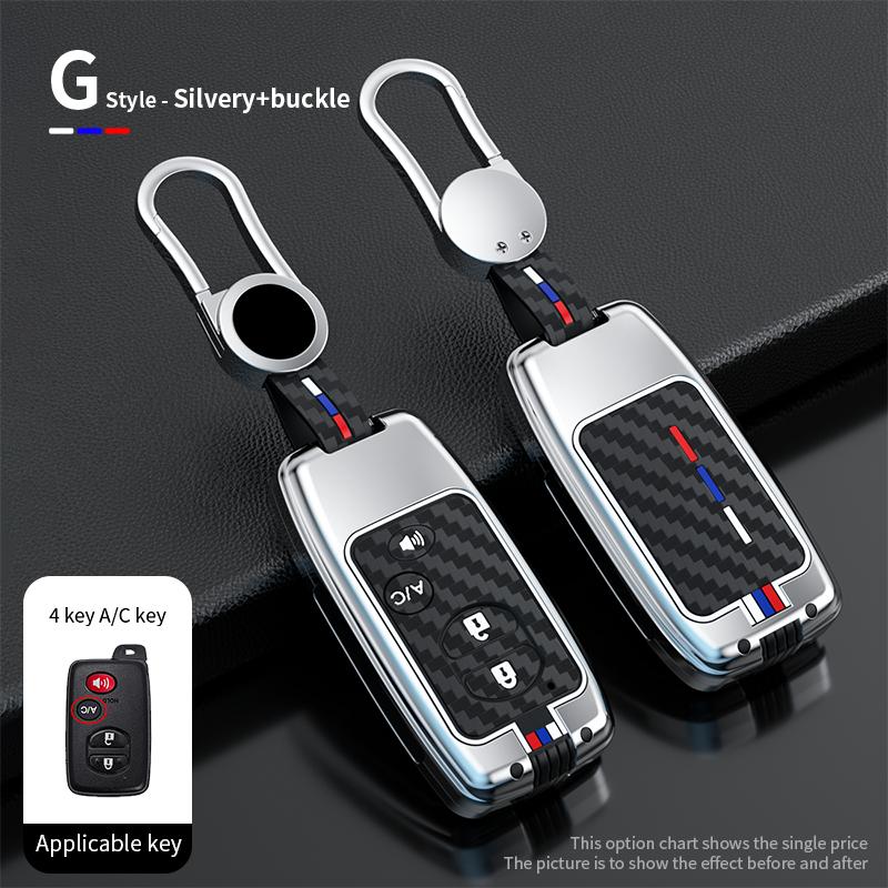 Чехол для ключа из цинкового сплава для Toyota Camry Prius Land Cruiser Prado 150 Crown для Subaru Foreste XV держатель автомобильные аксессуары