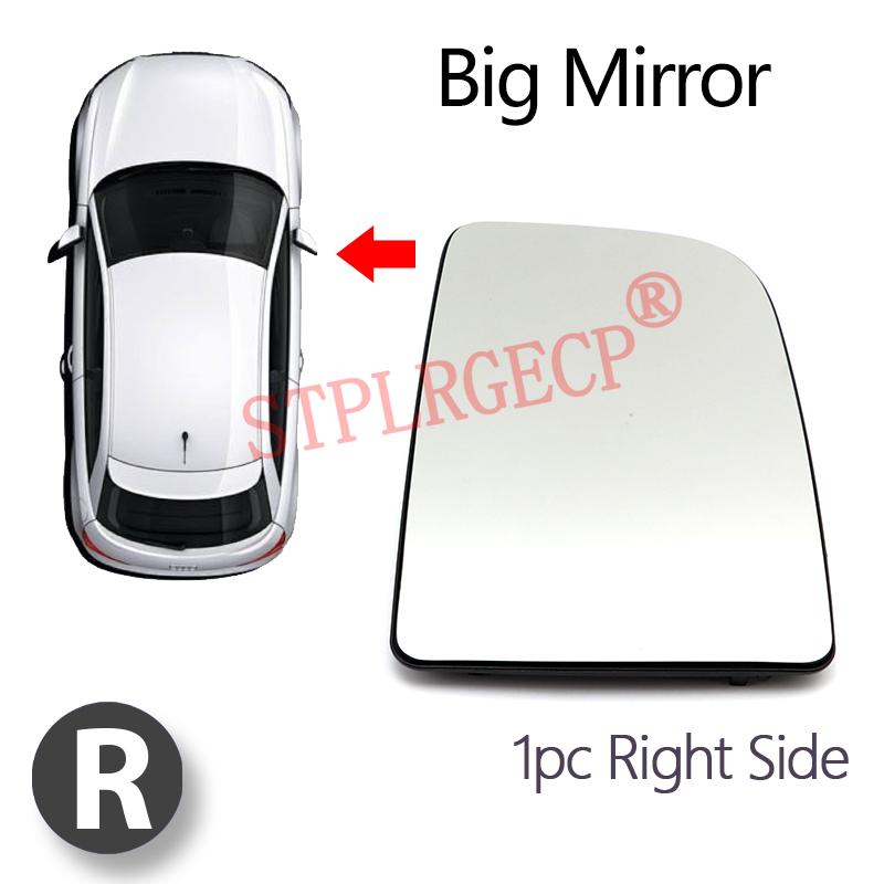 For Mercedes-Benz Sprinter 2500 3500 W906 06-18 for VW Crafter 06-16 Left Right No-heated Clear Rear View Side Mirror Glass Lens