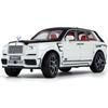1/24 Scale Cullinan Diecast Car Model Toy, Pull Back Toy Vehicle with Sound and Light for Kids Toddler Boys Girls Gift Collection