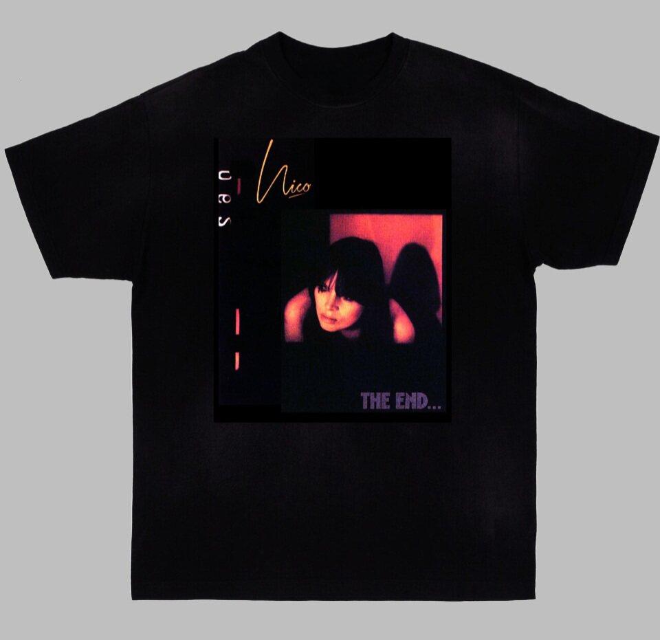 GerUnisex Singer Nico Velvet Underground Retro Music Art Summer Casual Tshirt Unisexs and Womens Luxury Brand Top Logo
