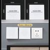 86Type Air-conditioning Dust Plug Easy Install Hole Cap Creative Wall Hole Cover  Wall Decoration