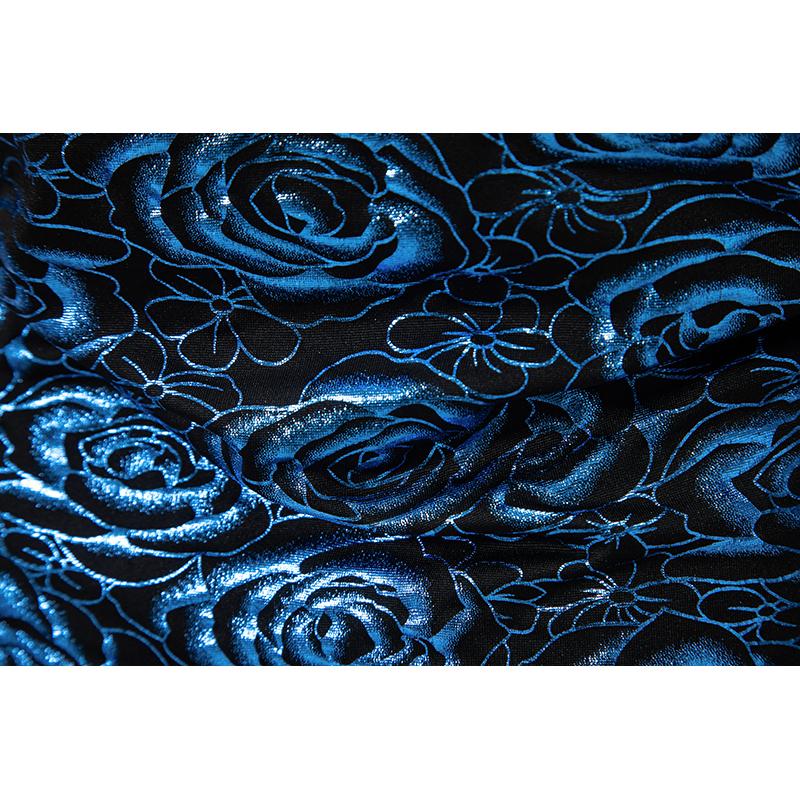 Мужская рубашка с принтом роз в европейском стиле, новая осенняя повседневная рубашка с длинным рукавом, мужская модная рубашка для вечеринок и ночных клубов