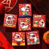 6Pcs Traditional Chinese New Year Red Envelope Sheep Year Lucky Money Bag  For Chinese New Year