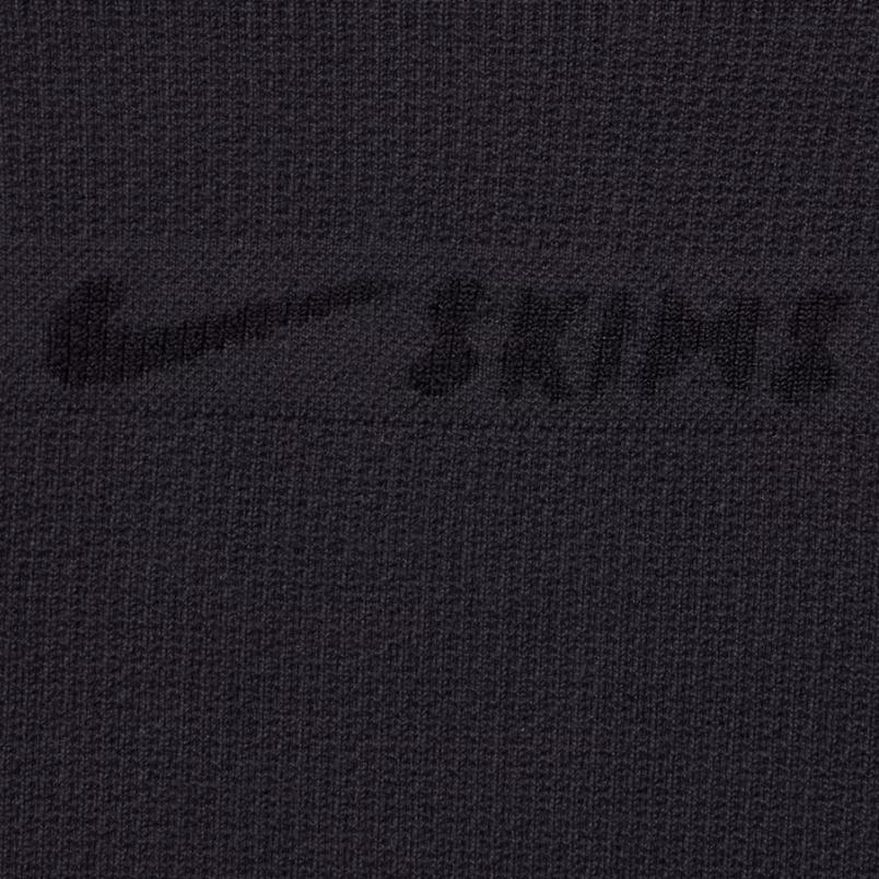 Nike SKIMS Винтажный бесшовный топ-бра с высоким воротом Обсидиан Женские топы Черный TP-TNK-2954-OBD