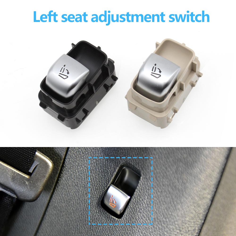 Черный, бежевый автомобильный переключатель регулировки левого и правого сиденья для Mercedes BENZ C GLC Class W205 W253 2015-2022