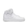 Женские Air Force 1 '07 Mid 'Triple White' (женские размеры) Белые / Белые / Белые Скейтбордические кроссовки DD9625 100