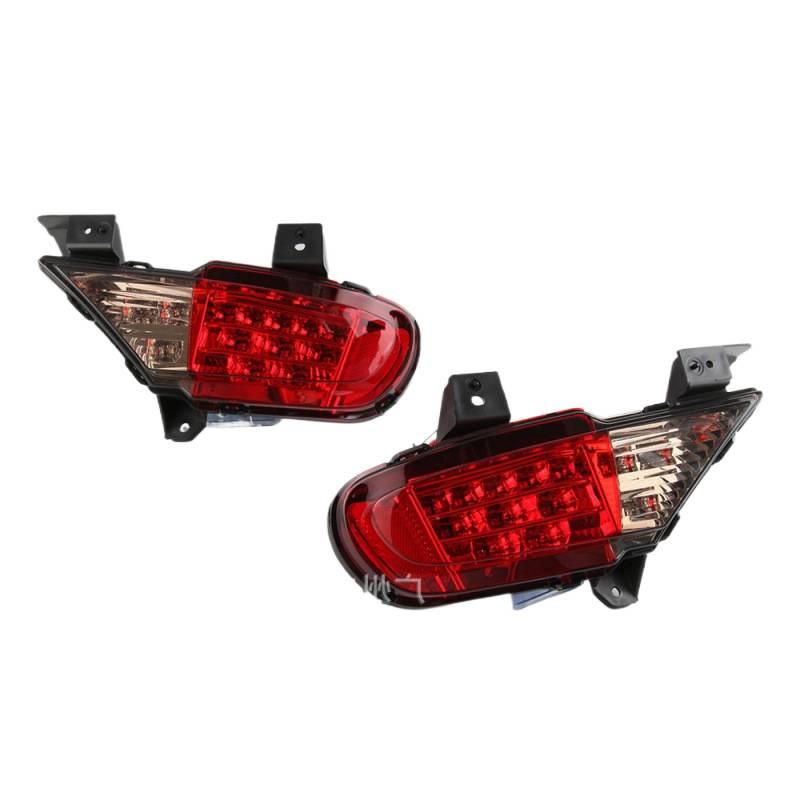 Задний фонарь бампера Mitsubishi Pajero Sport (Красный корпус) 2011-2016 гг.