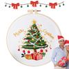 Рождественские наборы для вышивания крестом Merry Christmas DIY-набор с шаблонами инструкциями вышивка набор для начинающих набор для вышивания