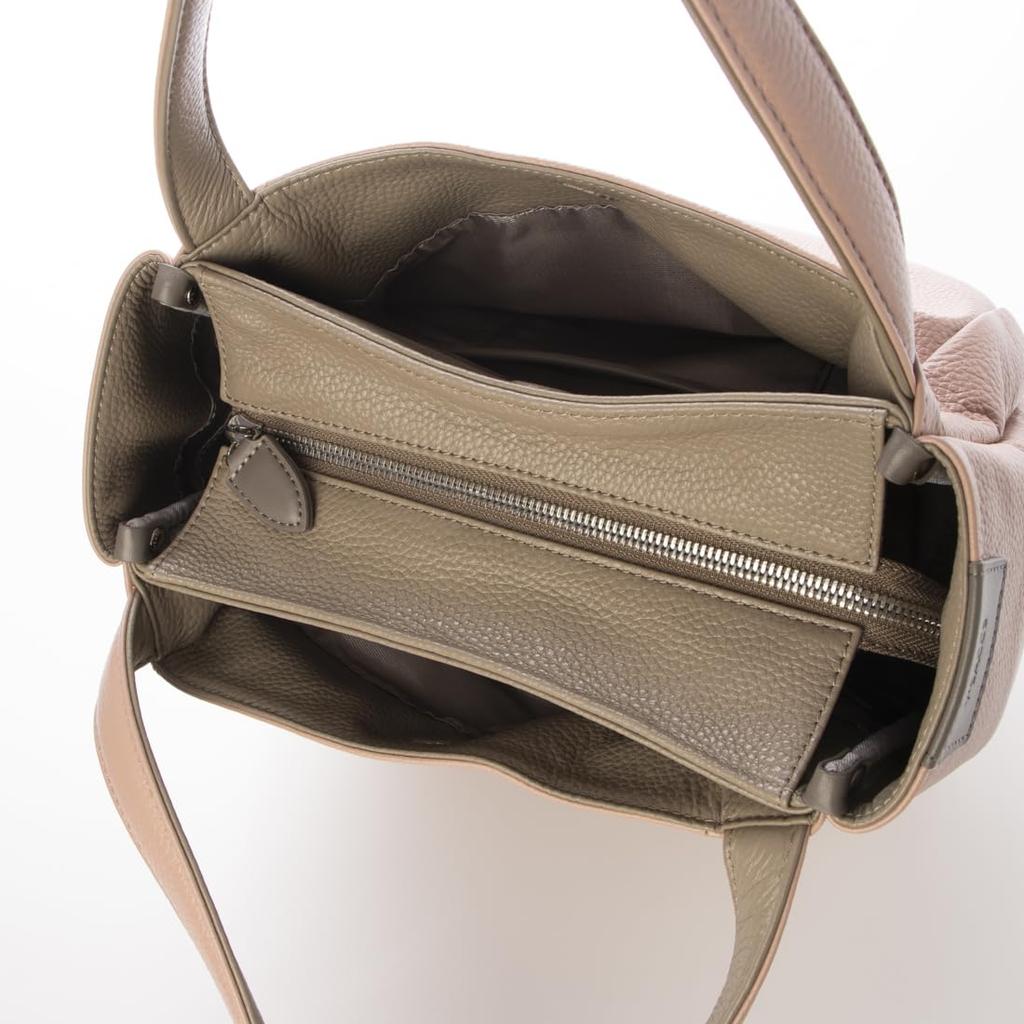 Сумка-тоут из термоусадочной кожи, размер S, розовая [Isaac] (50)