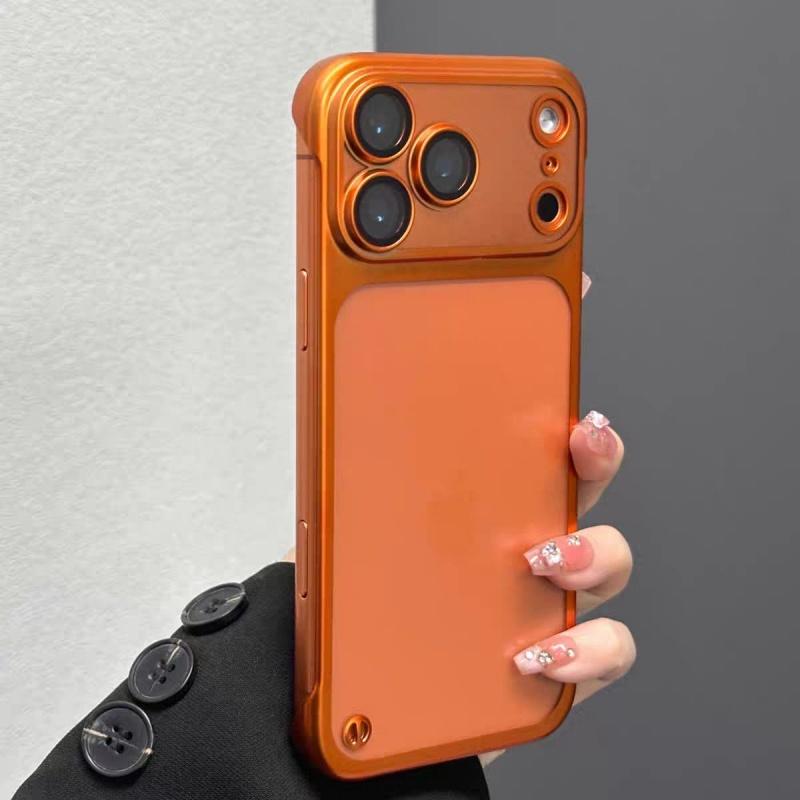 Роскошный ультратонкий матовый AG чехол с покрытием для iPhone 17 Air 16 15 14 13 12 11 Pro Max Plus Безрамочная прозрачная глянцевая PC крышка для телефона
