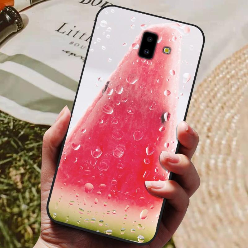 Для Samsung J6 J6+ 2018 Чехол Силиконовая Задняя Крышка Чехол для Телефона Для Samsung Galaxy J6Plus 2018 J6+ J6 Plus J610 J 6 Мягкий Бампер Funda