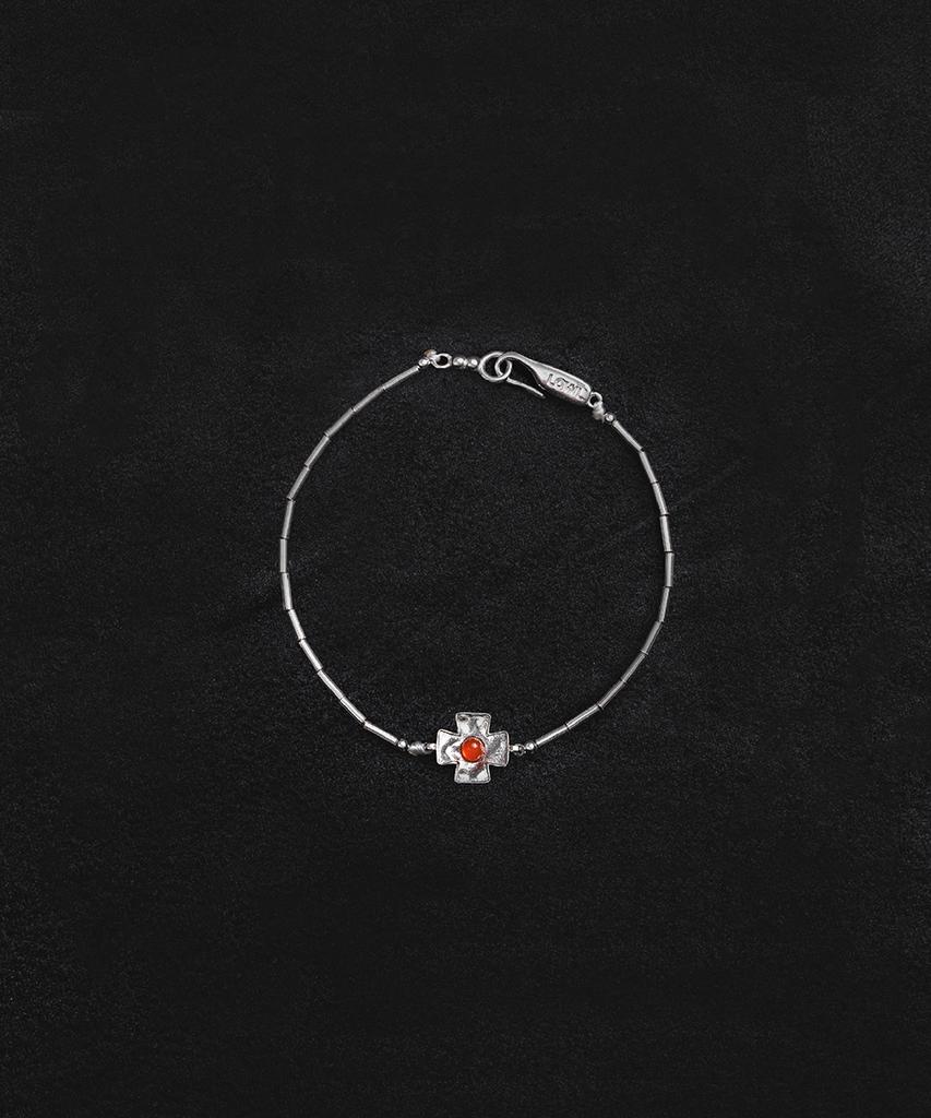 Серебряный браслет Красного Креста Lowool