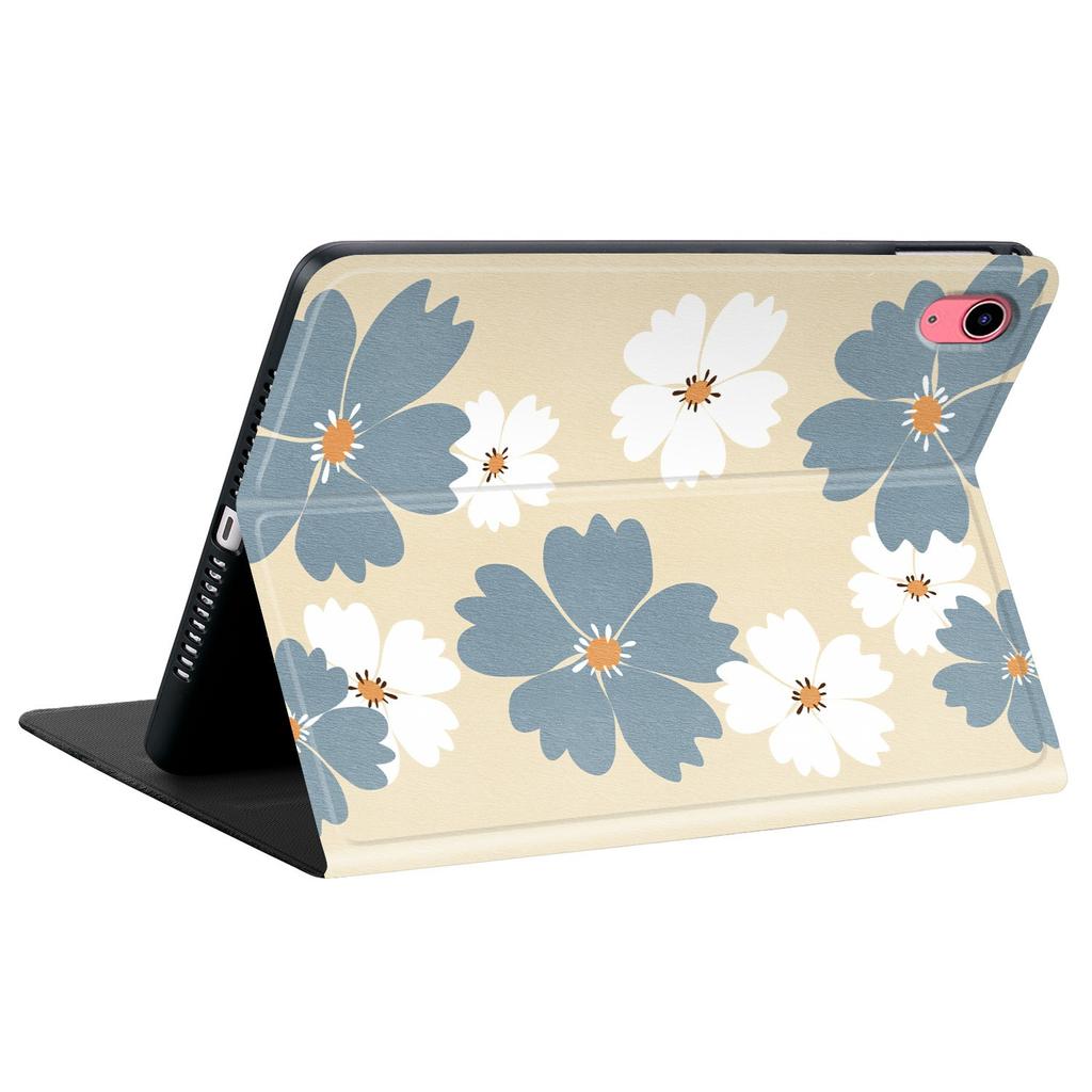 PU Leather Case For iPad (2025) / 10.9 (2022) Pattern Print Tablet Cover Stand with Pen Slot (Stylus Not Included)