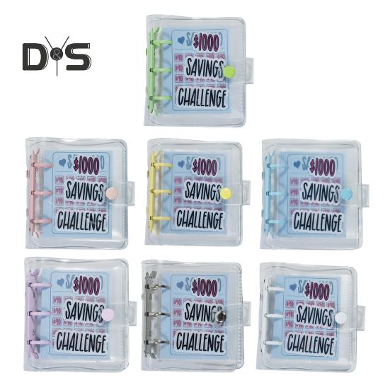 Книга для экономии денег, клейкая пряжка для кошелька, водонепроницаемая, устойчивая к разрывам ПВХ-папка, привлекательный продукт для экономии денег