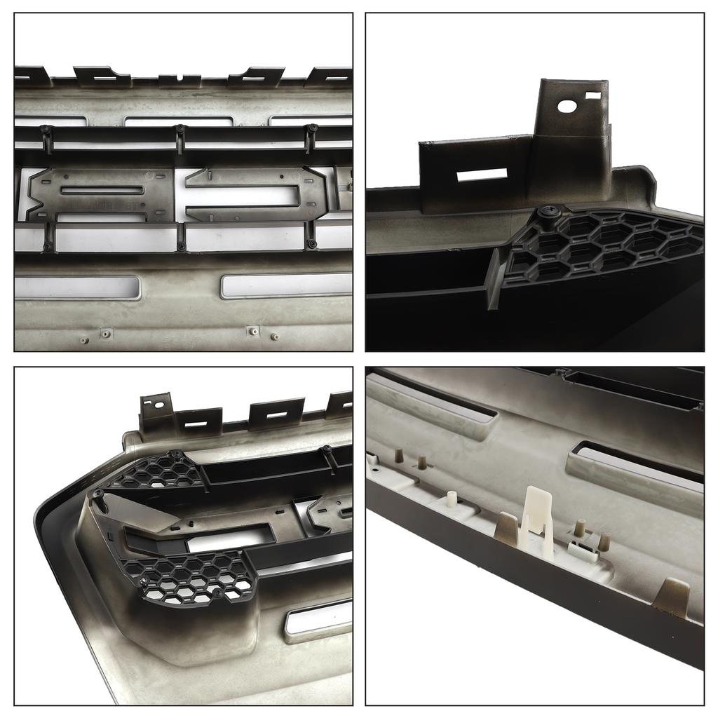 Решетка радиатора переднего бампера в стиле Raptor подходит для Ford Ranger 2019-2023 T8 со светодиодами