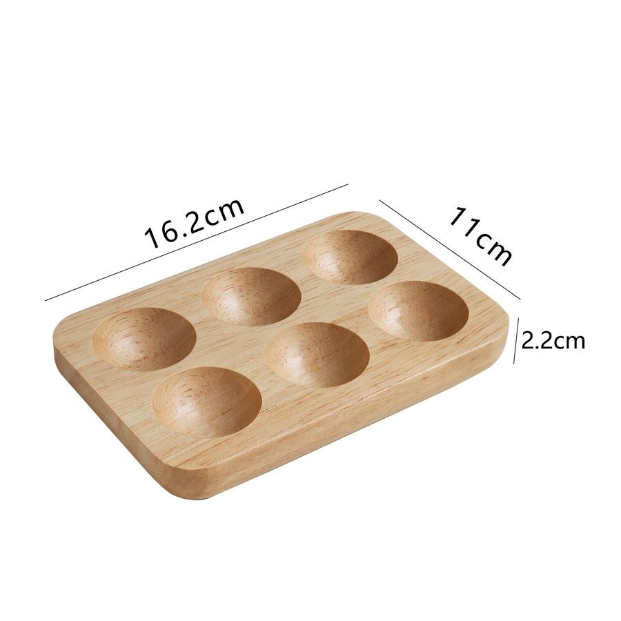 Simplicity Creative Solid Wood Storage Tray Home Egg Storage Lot Storage Rack Kitchen Холодильник Egg Storages Container
