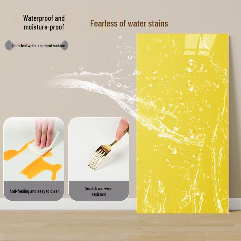 Self-Adhesive Waterproof Tile Wall Sticker: Moisture-Proof, Anti-Collision Protection for Kindergarten Walls