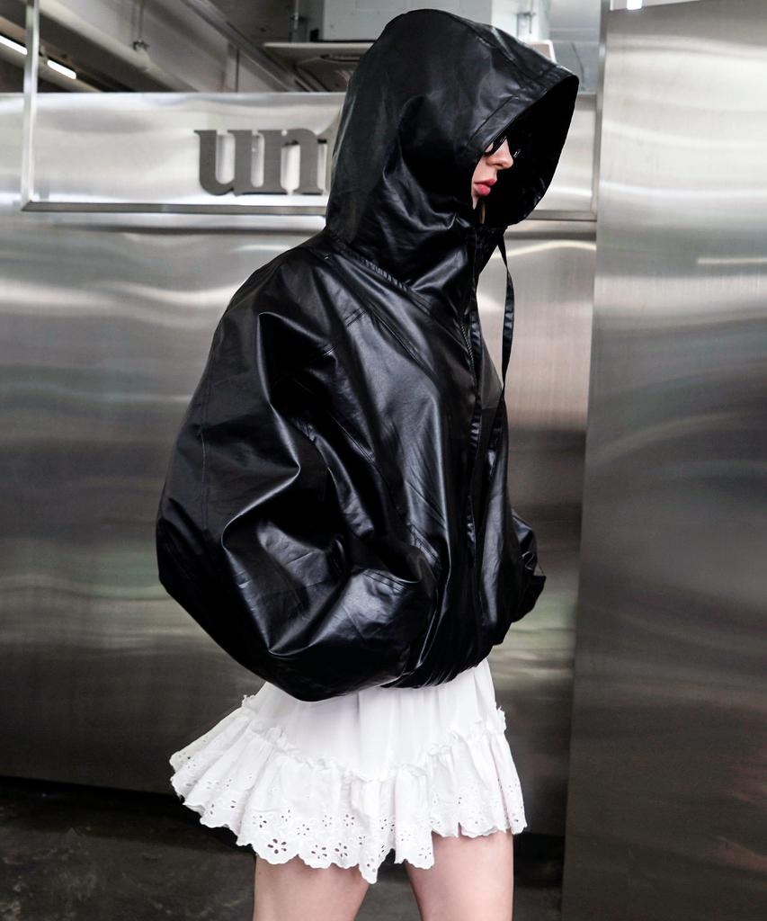 Untage Utg Hooded Blouson [Black(Unisex)]_Uto-Ss05