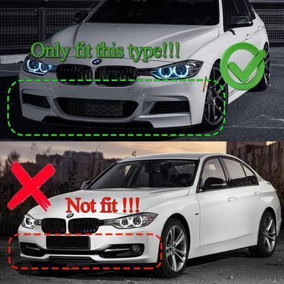 Передний бампер, губа, диффузор, сплиттер, спойлер для BMW 3 серии F30 F31 328i 330i 335i 340i 320d 330d M-Sport 2012-2018 ABS Тюнинг