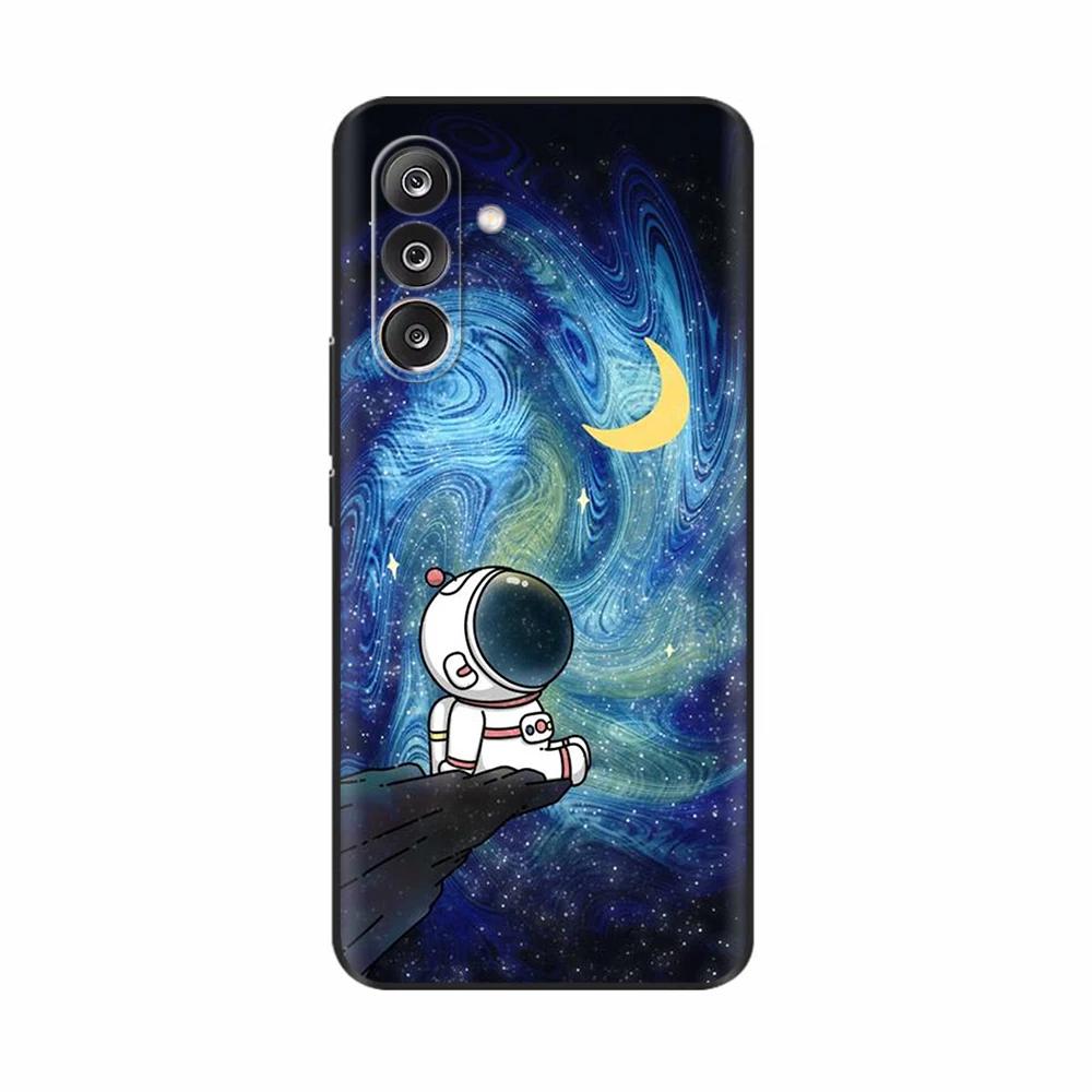 Чехол для Samsung Galaxy M36 5G Чехлы для телефонов Милый Панда Funda SM-M366B Жидкий Силикон Защитный Чехол для Samsung M36 GalaxyM36