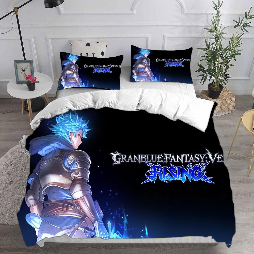 Постельное белье Granblue Fantasy Комплекты Одеяло Покрывало Пододеяльник Наволочка 2-3 Предмета Комплекты Детский Взрослый Размер