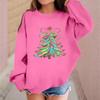Children's Fashionable Casual Long-sleeved Loose Christmas Print Pullover Sweatshirt