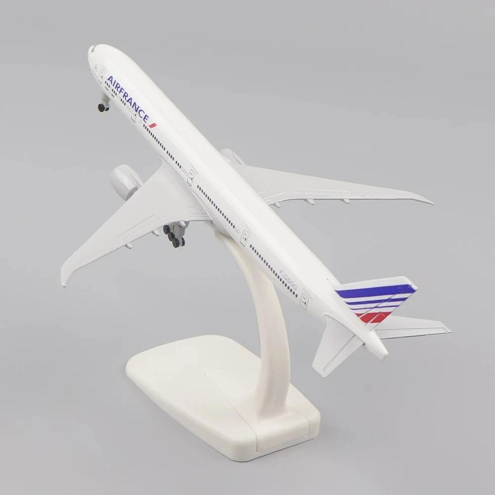 1/400 20см B777 Самолет Литье под давлением 777 Air France Модель Авиалайнера Симуляция Сплав Игрушки и Украшения Поделки Подарки Коллекционный