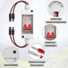 Metal Disconnect Switch 30 Amp Miniature Circuit Breaker Reliable PV Disconnect Switch  Outdoor Use