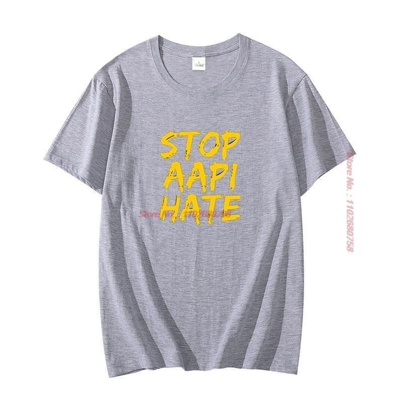 Anti Asian Racism Aapi Support Stop Asian Hate Summer Harajuku Graphic T Shirts Cotton Short Sleeve Tshirts Unisexs Clothes