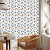 Cosmos wallpaper white, light gray, cream and blue 50x1000