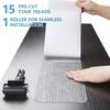 15Pcs Peva Transparent Anti Slip Strip Stair Steps Stickers Waterproof Bath Floor For Stair For Bathroom Safety Tape Pad Bathtub