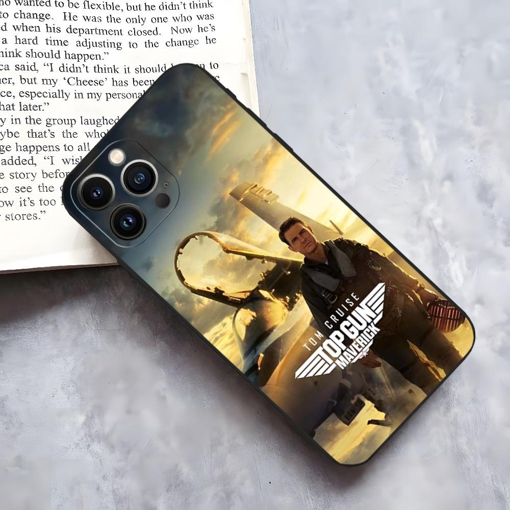 Чехол для телефона Top Gun Maverick для iphone 15 14 Pro 13 Mini 11 12 Max Xr X Xs 8 Plus Ударопрочная задняя крышка