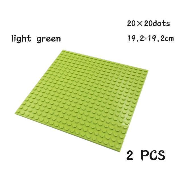Нетоксичные 24x24 20x20 Точек Классические 2 Шт. Основы Блоки Маленький Размер DIY Кирпичи Основы Пластик ABS Сборка Пластины Блоки Для Детей
