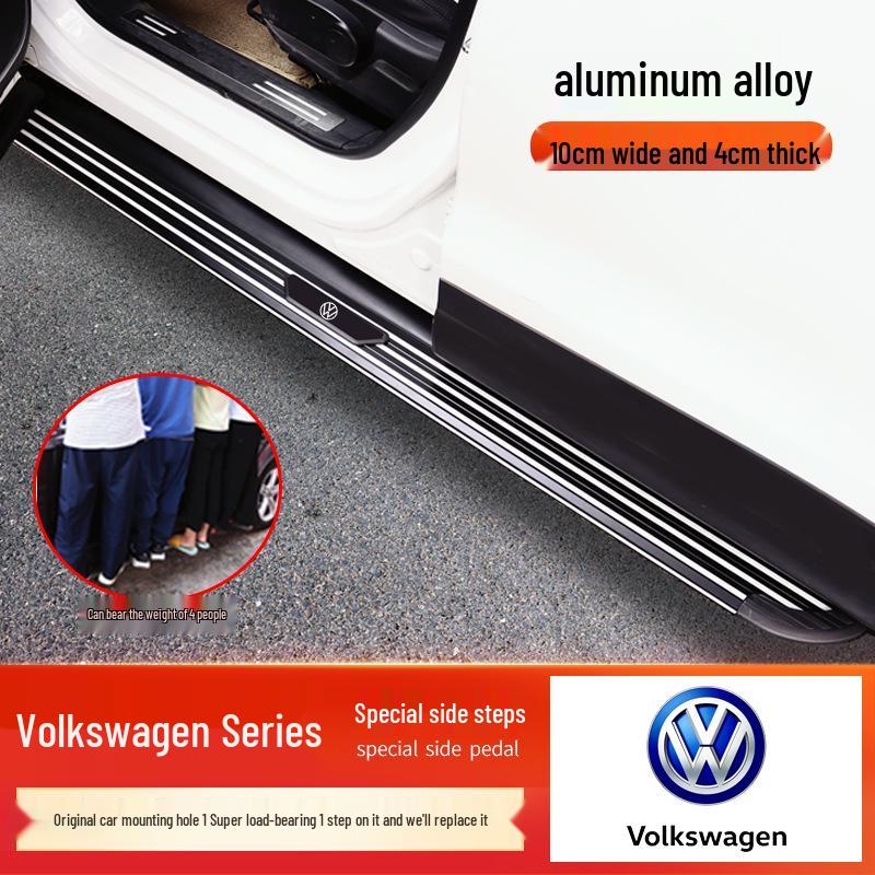 Боковые подножки и приветственные педали для Volkswagen Touareg, Tiguan L/X, Tayron/X
