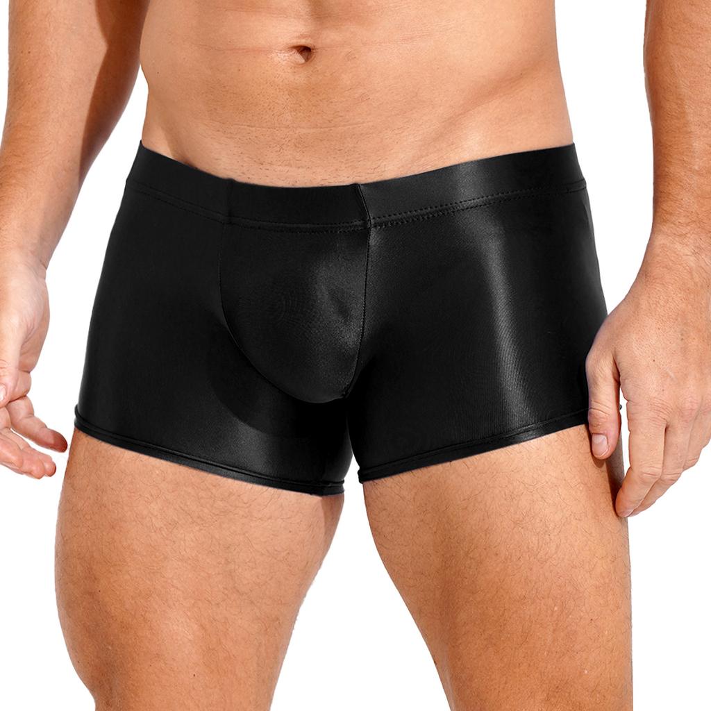Men's Underwear Boxer Short Breathable Seamless Transparent Briefs Swimming Trunks Underpants