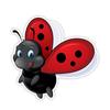22044#For Ladybug Sticker On The Car Vinyl Decal Waterproof Decoration Car Stickers