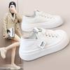 Tmy615 New White Shoes Women's Spring and Summer Breathable Sneaker Casual Women's Shoes Thick Bottom Elevator Wild