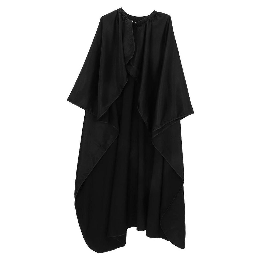 1PC Cutclothes Special Hair Cutting Apron Large Size Hairdressing Cape Waterproof Haircut Cape for Barber Shop Salon Use(Black)