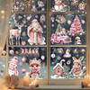 Christmas Tree Santa Claus Christmas Window Stickers Removable Wall Sticker New Wall Decal