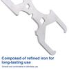 Sink Wrench Plumbing Tool Sink Strainer Wrench for Metal Slip Joint Nuts Lock Nuts Slip Joint Wing Nuts