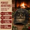 Cartoon Digital Printing Distressed Christmas Baseball Cap Retro Santa Claus Hat  All Four Seasons