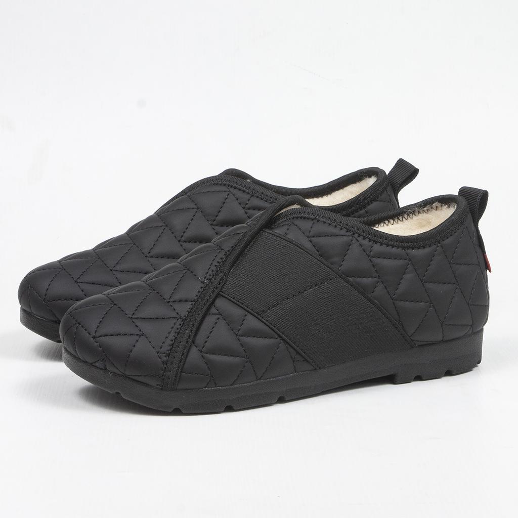 Autumn and Winter Plus Velvet Warm Cotton Shoes Women's Non-slip Lightweight Lazy One-step Bag Heel Soft-soled Casual Shoes