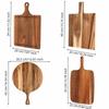 Sap Groove Charcuterie Serving Tray Multi-Styles Pizza Pan Durable Wood Chopping Board  Bread